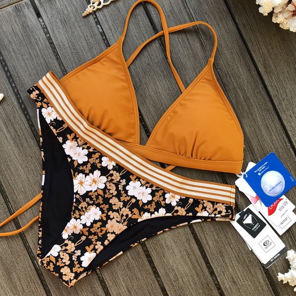 🌴🔆RIP CURL- MARIGOLD SURF ECO CHEEKY BIKINI SET - Picture 7 of 12